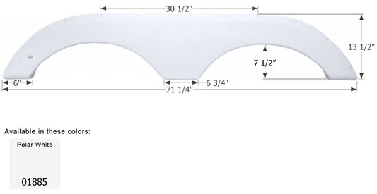 Gulf Stream 5th Wheel Travel Trailer Fender Skirt FS1885