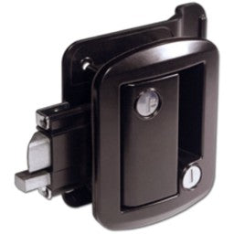 Travel Trailer Door Lock Black - Imex RV And Auto Parts