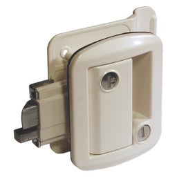 Travel Trailer Door Lock White - Imex RV And Auto Parts