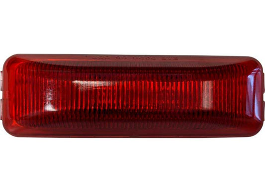 1INX4IN RECTANGLE SEALED MARKER LAMP RED