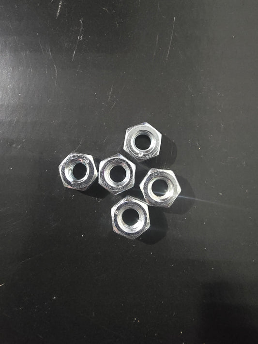 1/4" Zinc Plated Hex Nut